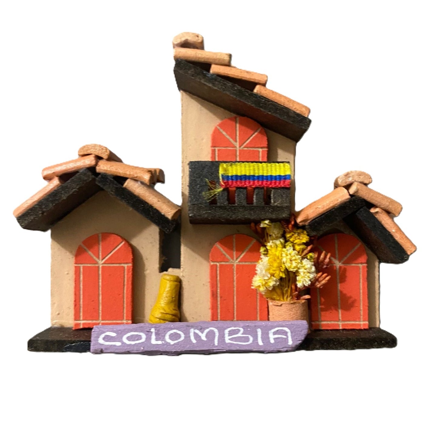 imanes de casas colombianas / Colombian house magnets
