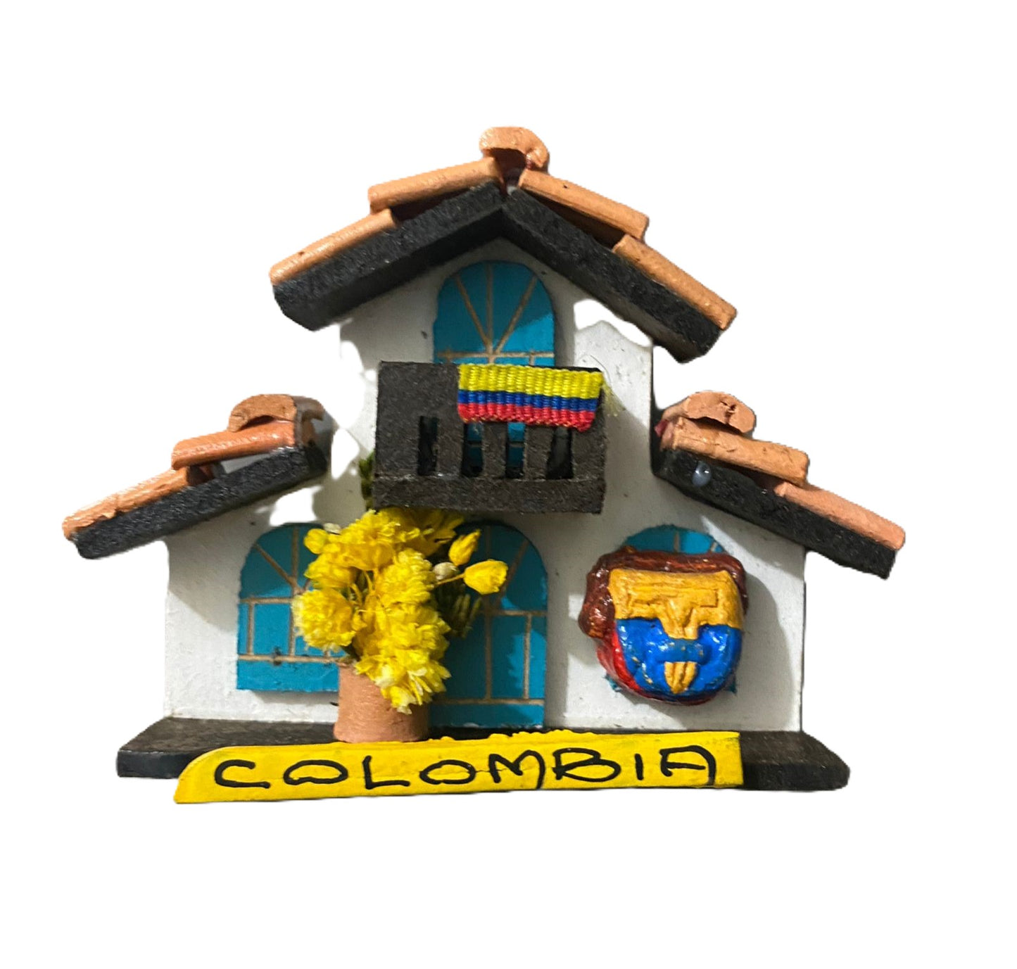imanes de casas colombianas / Colombian house magnets