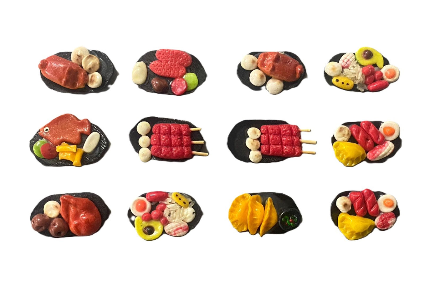 imanes de comida colombiana / Colombian food magnets