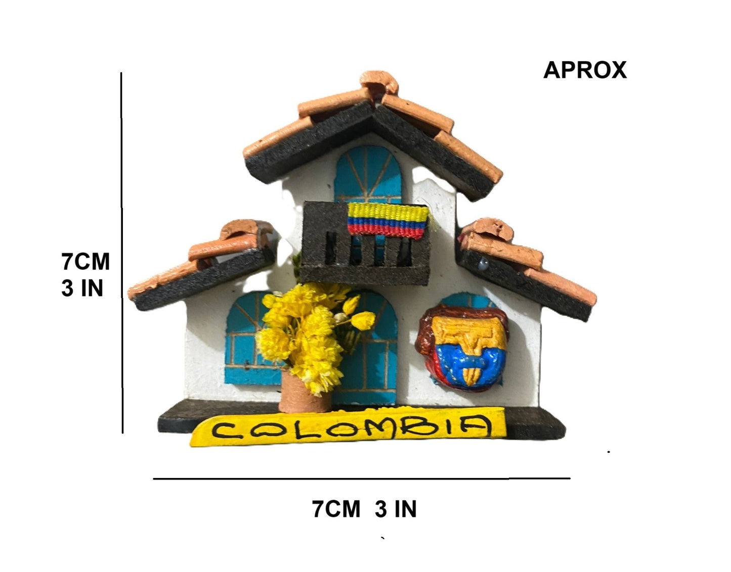 imanes de casas colombianas / Colombian house magnets