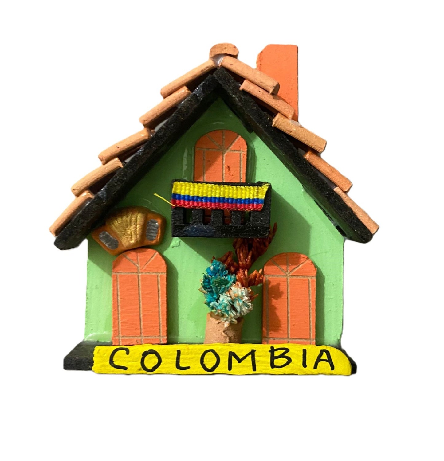 imanes de casas colombianas / Colombian house magnets