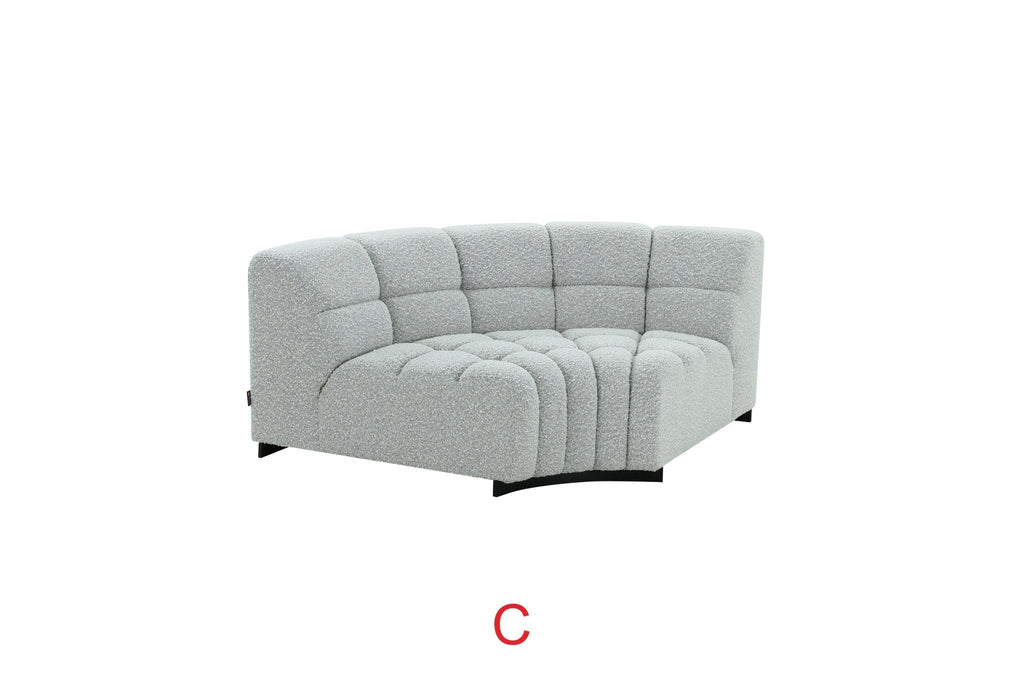 SEC8035GY MODULAR SECTIONAL - ARTISAN FURNITURE