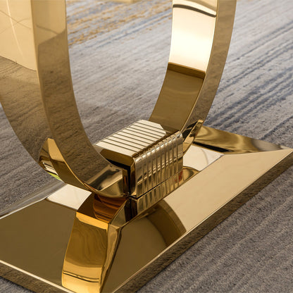 Modern Coffee Table - Durable MDF and Metal Design, Perfect for Any Living Space