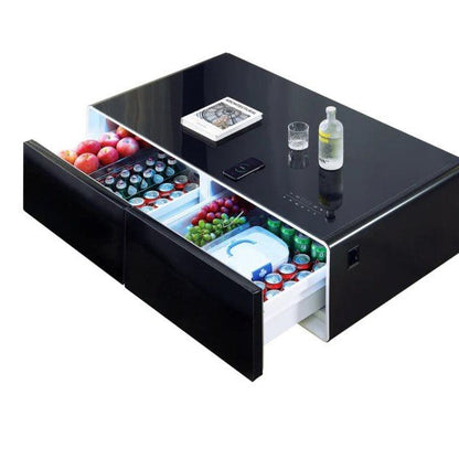 Smart Table Fridge - Stylish Tempered Glass Refrigerators