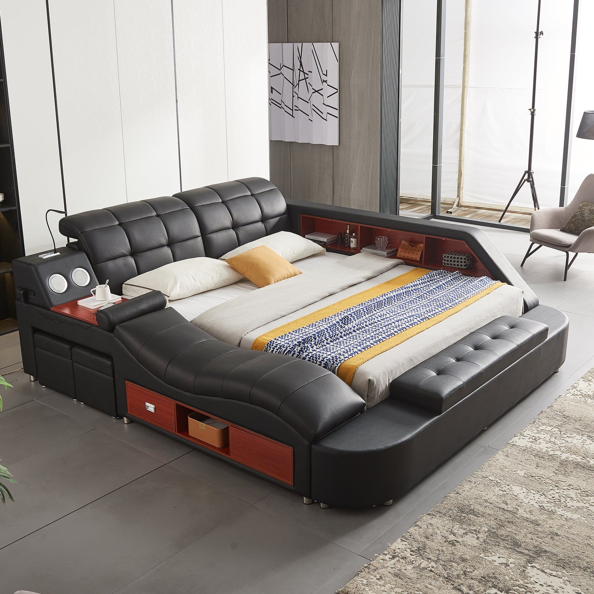 9013 QUEEN BED/KING BED