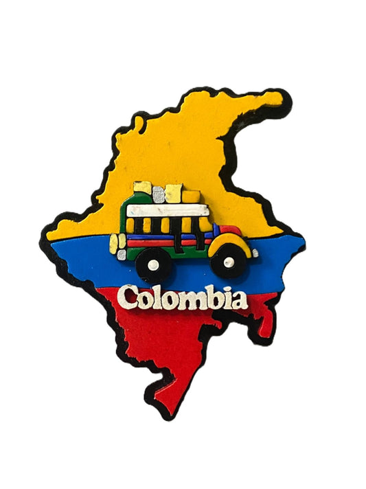 Iman mapa chiva/Colombian magnet