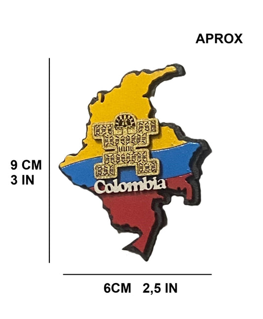 Iman mapa chiva/Colombian magnet