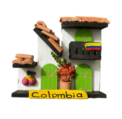 imanes de casas colombianas / Colombian house magnets