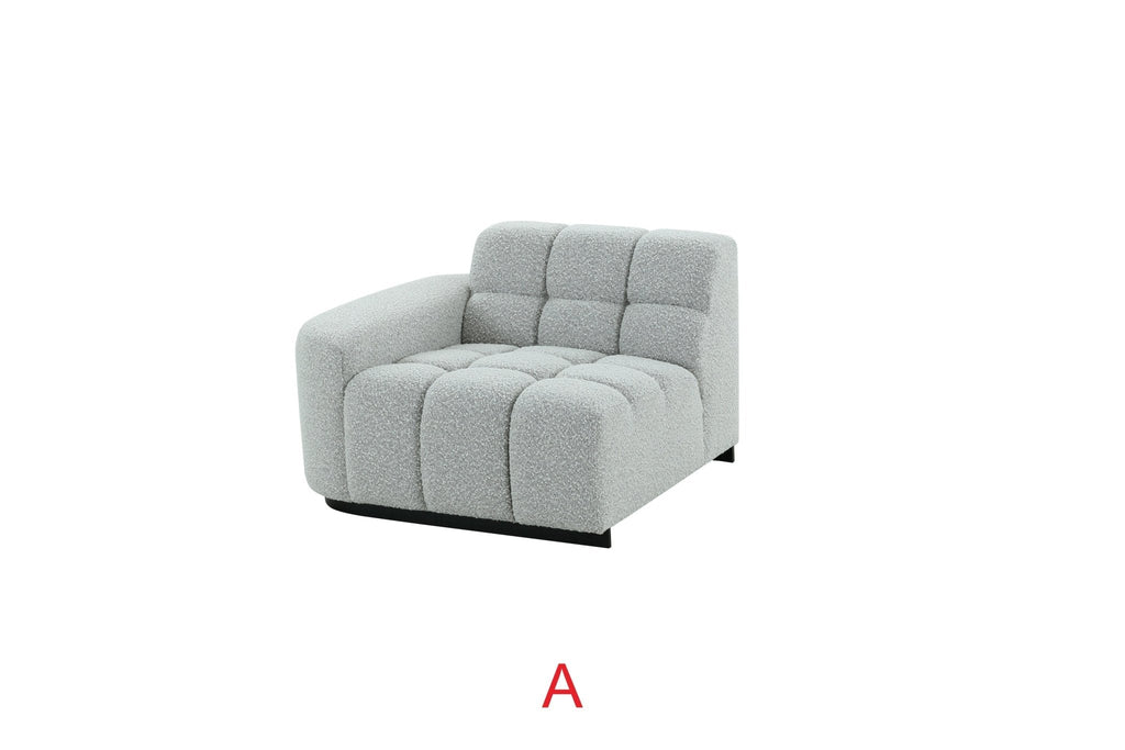 SEC8035GY MODULAR SECTIONAL - ARTISAN FURNITURE