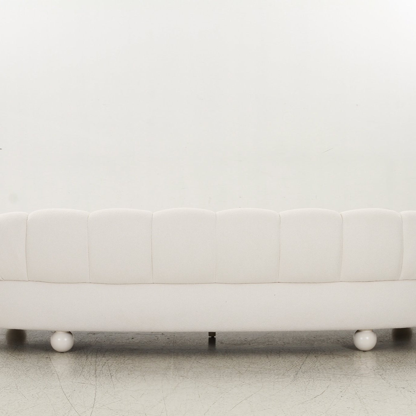 Chic White Chenille Loveseat & Sofa Set - Stylish Upholstery for Your Home