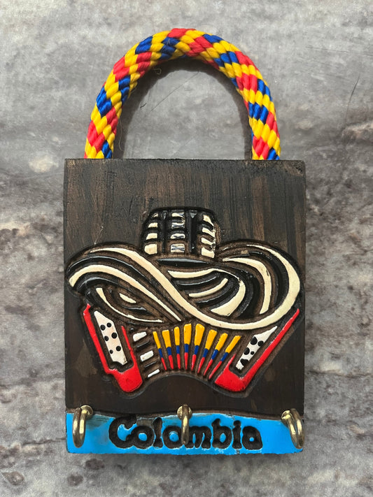 Colombian key holder ( Porta llaves de pared)